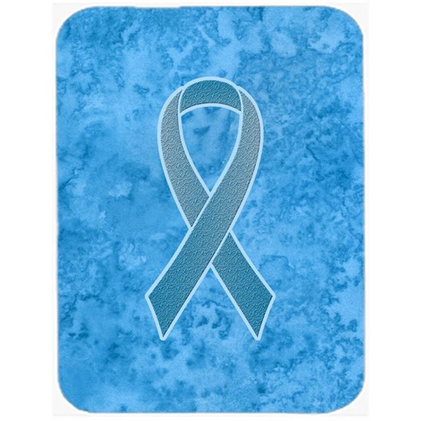 Skilledpower 7.75 x 9.25 In.Blue Ribbon for Prostate Cancer Awareness Mouse Pad; Hot Pad or Trivet SK254508